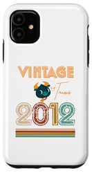 Custodia per iPhone 11 Vintage Toro 2012 Uomo Donna