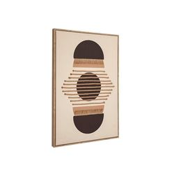 Romimex Tableau jute corde 60 x 90 x 5 cm