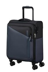 American Tourister Daring Dash - Spinner S, uitbreidbare handbagage, 55 cm, 39/46 L, zwart/grijs (zwart/grijs), zwart/grijs (zwart/grijs), Spinner S (55cm - 39/46 L), handbagage