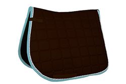 HKM 8776-Tapis de selle Tapis de selle Marron Foncé Taille unique