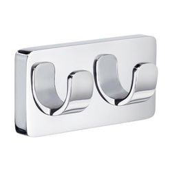 Smedbo OK356 Ice Crochet Double Laiton/Cuivre/Zinc Argent 9 x 4,5 x 2,5 cm
