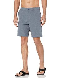 28 Palms 9" Inseam Hybrid Board Short, Navy Heather, 38