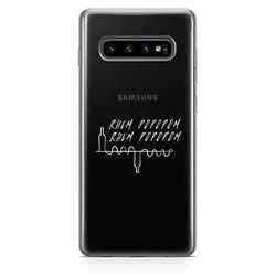 Zokko Samsung S10 Plus fodral Rom Popopum - mjukt genomskinligt bläck vitt