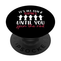Fun & Games Futbolín Humor Diseño PopSockets PopGrip Adhesivo