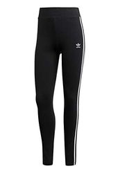 adidas 3 STR Tight, Leggings Donna, Black/White, 38