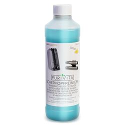 PURIVITA® Detergente Liquido Pulizia Testine [500ML] - Pulitore Testine Rasoio - Detergente per Testine di Rasatura Compatibile con le Cartucce Braun Series Clean & Renews - Solvente Pulizia Testine