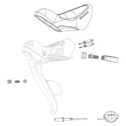 Sram Unisex - Volwassen Schakelunge-2139980032 Schakelingen, Zwart, One Size