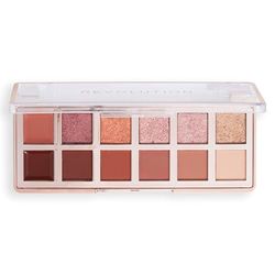 Revolution Beauty, Ikonpaletten, 12 högpigmenterade färger, matt och skimmers, The True Icon Bronze Palette