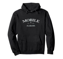 Mobile Alabama | Mobile AL | Mobile Pine Felpa con Cappuccio