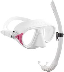 Cressi Calibro + pacotes clássicos de snorkel, unissexo para adulto, branco