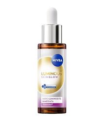 NIVEA Luminous630 Skin Glow Siero Viso Luminosità Immediata 30 ml, Siero antimacchia viso idratante per un incarnato uniforme e luminoso, Face serum con Niacinamide, Aloe Vera e Thiamidol brevettato