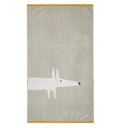 Scion Mr Fox Pebble100% katoenen velours handdoeken (handdoek: 50cm x 90cm)