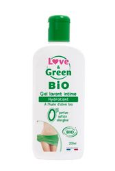 Love & Green - Organic Intimate Moisturising Washing Gel 200 ml - Made in France