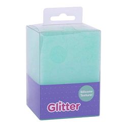 APLI 18756 - Silicone Glitter Collectie Potloodhouder Turkoois