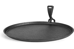 Ibili 8411922448948 Piatto in ghisa, Multicolore, 30 cm, Nylon