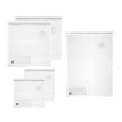 Guzzini Save It Vacuum Bags Transparent 2x 21x22cm, 2x 30x34cm, 1x 48x32cm
