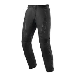 REBELHORN Hiker IV Motorbroek voor heren, textiel, beschermers voor knieën en heupen, niveau 2, HydraShield-membraan, ventilatiekanalen, 3 beenlengtes, maten tot 10XL, Zwart, S