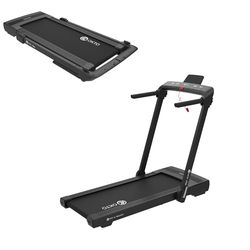 OKTO by TechFit Banda di Alergare Elettrica 2 in 1 – Tapis Roulant Pieghevole, WalkingPad con Superficie Antiscivolo, Display Digitale, Motore 2.5 HP, Velocità Regolabile da 1-12 km/h, Fitness Casa