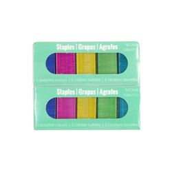 Craftelier - Jeu D'agrafes de Remplacement pour Agrafeuse Magnétique Craftelier | Agrafe 6-8 Feuilles ensemble | Comprend 2000 Agrafes en 5 Couleurs Différentes | Taille 26/6