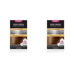 John Frieda Sheer Blonde Precision Foam Colour 7G Dark Golden Blonde Hair Dye for Blonde Hair, Non-Drip Permanent Hair Colour, 100% Grey Coverage (Pack of 2)