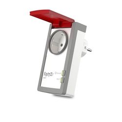 AVM Fritz!Dect 210 International Smart Power Outlet, Spanish Interface, Dect, White/Red
