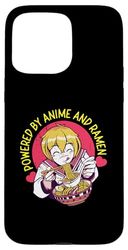 Anime And Ramen Lover Design Case for iPhone 15 Pro Max