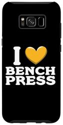 Custodia per Galaxy S8+ I Love Benchpress - Divertente allenamento in palestra