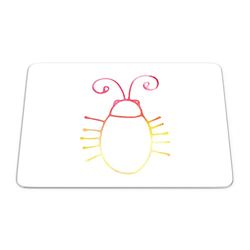 Bonamaison, Tapis de Souris Rectangle Imprimé Numériquement, Fond Antidérapant, pour Bureau et Maison, Taille: 22x18cm