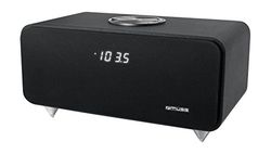 Muse M-620 BT Bluetooth-luidspreker met radio en houten behuizing (PLL-tuner, NFC, USB) zwart