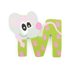 Small Foot Legler 4662 - letters dieren A tot Z, letter - M