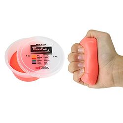 CanDo TheraPutty Antimicrobial - Therapeutic modelling clay - 2 oz - red (light)