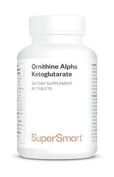 SUPERSMART - Ornithine Alpha Ketoglutarate (OKG) 1000 mg - Amino Acids - May Improve Muscle Mass | Non-GMO & Gluten Free - 60 Tablets
