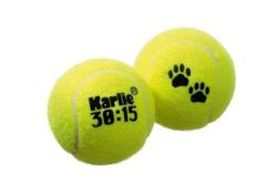 Tennisballen 2 stuks 6 cm 30:15