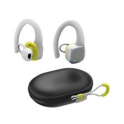 Hama Bluetooth®-hoofdtelefoon Spirit Athletics, True Wireless, oorhaak, wit/geel