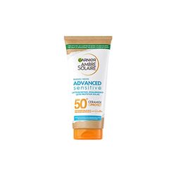 Garnier Ambre Solaire Advanced Sensitive Adulti Ceramide Protect Latte Protettivo SPF50+, 175 ml