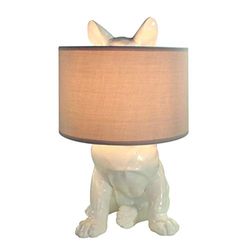 Happy-House - Lampada con cane nascosto, colore: Bianco lucido