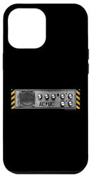 Custodia per iPhone 14 Pro Max Manopole e altoparlanti AC/DC PWR UP