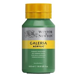 Winsor & Newton, Galeria Acrylic, Permanent Green Middle, 500ml