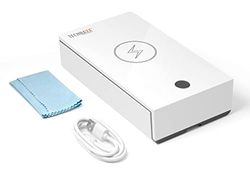 Technaxx UV-desinfectiedoos TX-148 - desinfectie voor mobiele telefoons en voorwerpen, 99,9% sterilisatie-efficiëntie, aroma-oliefamer, ziektekiemen, draadloos opladen, 5 W, voor alle mobiele