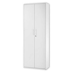Stella Trading PRONTO Armoire à dossiers verrouillable, gris clair - Armoire de bureau avec deux portes - Set complet de meubles de bureau modernes - 80 x 216 x 35 cm (L/H/P)