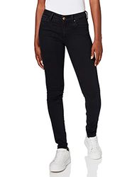 REPLAY New Luz, dames jeans skinny fit, regular taist, stijlvolle stretch jeans voor vrouwen, denim jeans, maten: 23-33