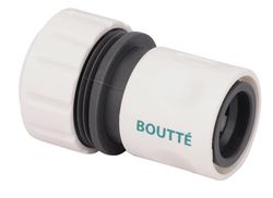 Boutté AQRA19 verbindingsstuk, automatisch, kunststof, buis, diameter 19, beige