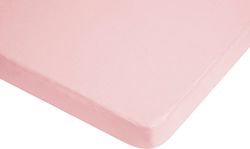 Playshoes Waterproof Jersey Fitted Sheet Mattress Protector, colchón Impermeable Unisex-Baby, Rosa, 70 x 140 cm