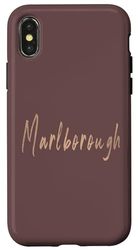Marlborough Massachusetts Vintage elegant design Case for iPhone X/XS