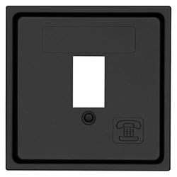 OPUS® 55 - Cubierta para enchufe TAE de 1 enchufe, color gris