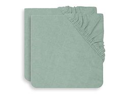 Aankleedkussenhoes badstof 75x85cm ash green (2pack)