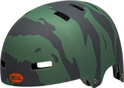 Bell Unisex Jeugd Span Fietshelm Mat Ravine Groen/Oranje, XS