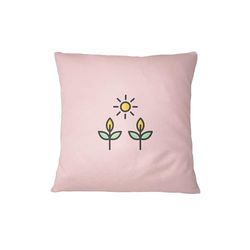 Bona Basics, Dekorativa prydnadskuddöverdrag, heminredning, soffa, cafeteria, storlek: 45 x 45 cm, färg: ljusrosa
