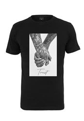 Mister Tee Heren Trust 2.0 Tee, zwart, M