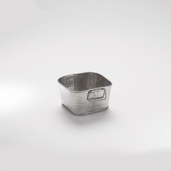 American Metalcraft STH6 Baignoire, carrée, en acier inoxydable, hauteur de 7,6 cm, largeur de 15,2 cm, longueur de 15,2 cm